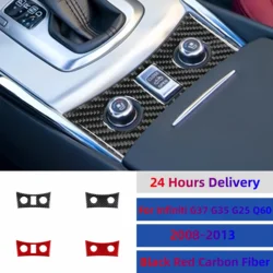 For Infiniti G37 08-13 G35 07-08 G25 11-12 Q60 14-15 Accessories Carbon Fiber Seat Heated Control Panel Car Interior Decoration