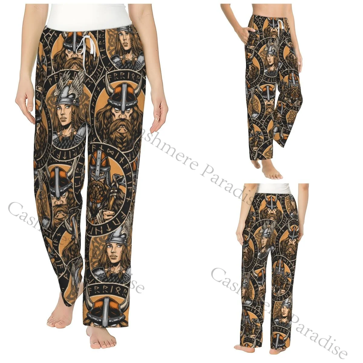 

Knights And Shields Flannel Pajama Pants for Women Soft Warm Sleep Pants with Elastic Waistband