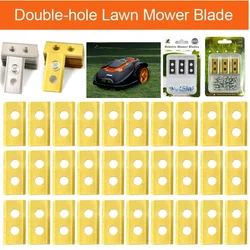 30PCS Stainless Steel Blades For Worx Landroid Lanmower WG754E WG791E Replacement Blade Lawn Mower Blade