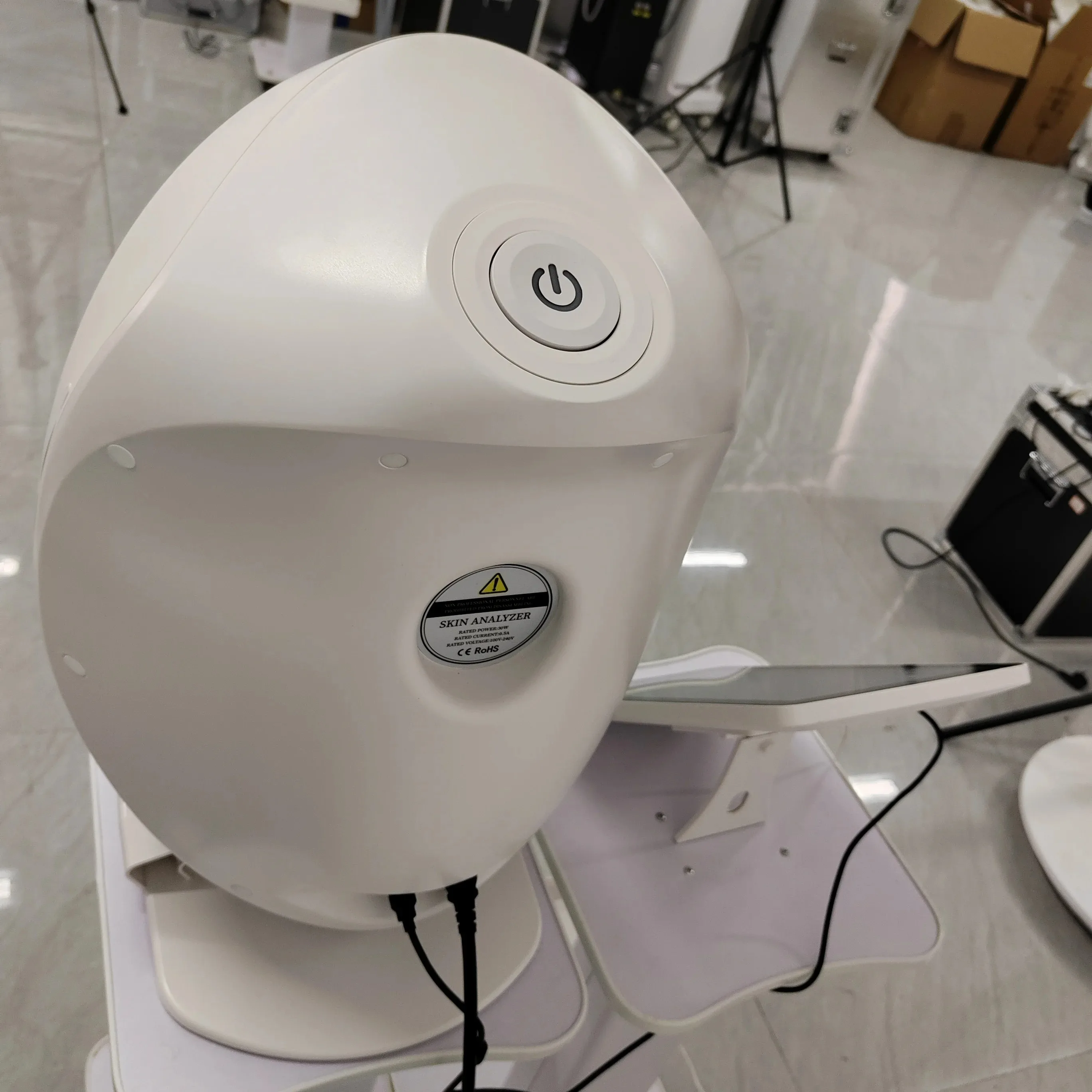 3D AI Aesthetic Skin Analyzer Smart Detector Facial Scanner Machine Skin Moisture Analyzer Skin Microscope