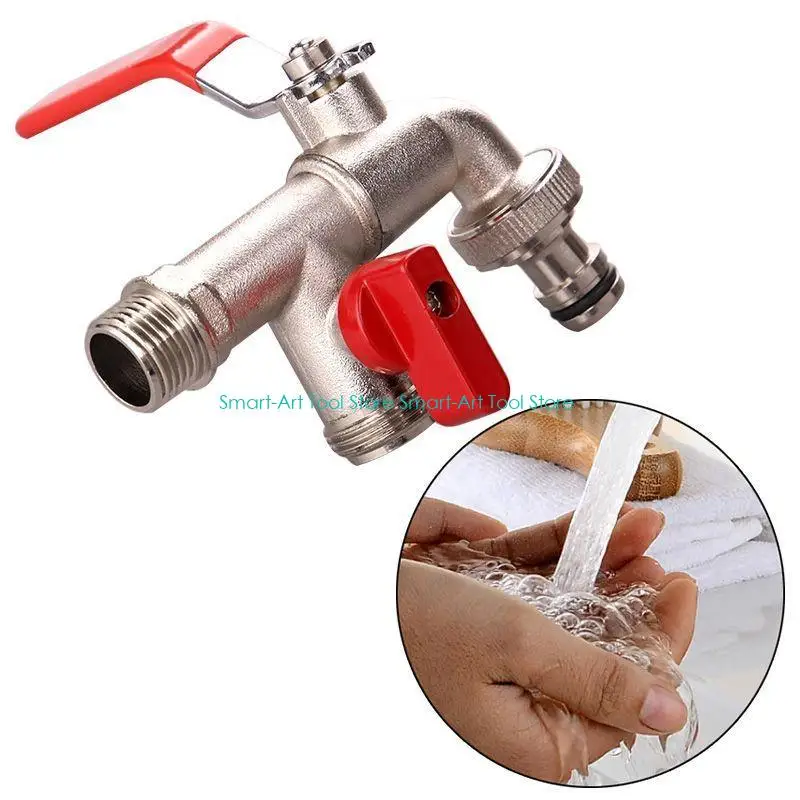 E1PB ماء الصنبور مزدوج لصمامات الصمامات الصنبور المقطوع لصمامات في الهواء الطلق #3