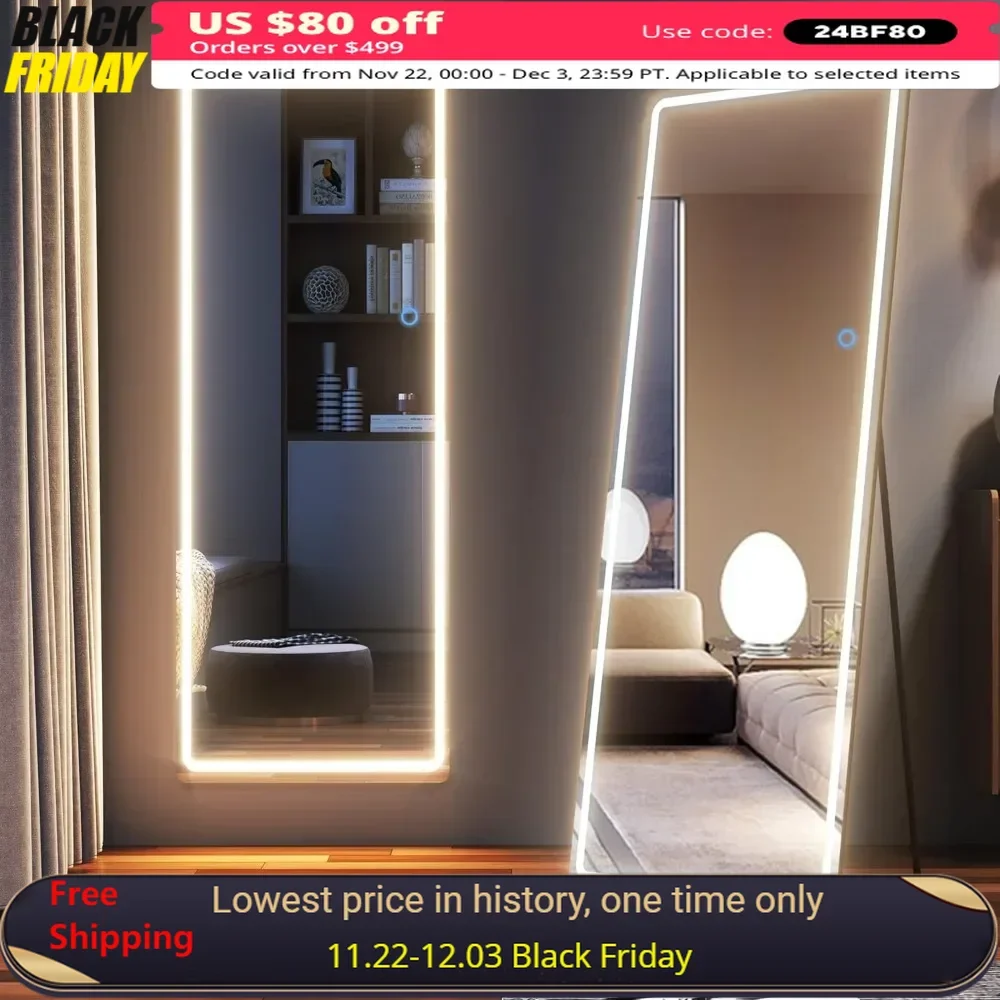 LED Full Length Mirror, 65