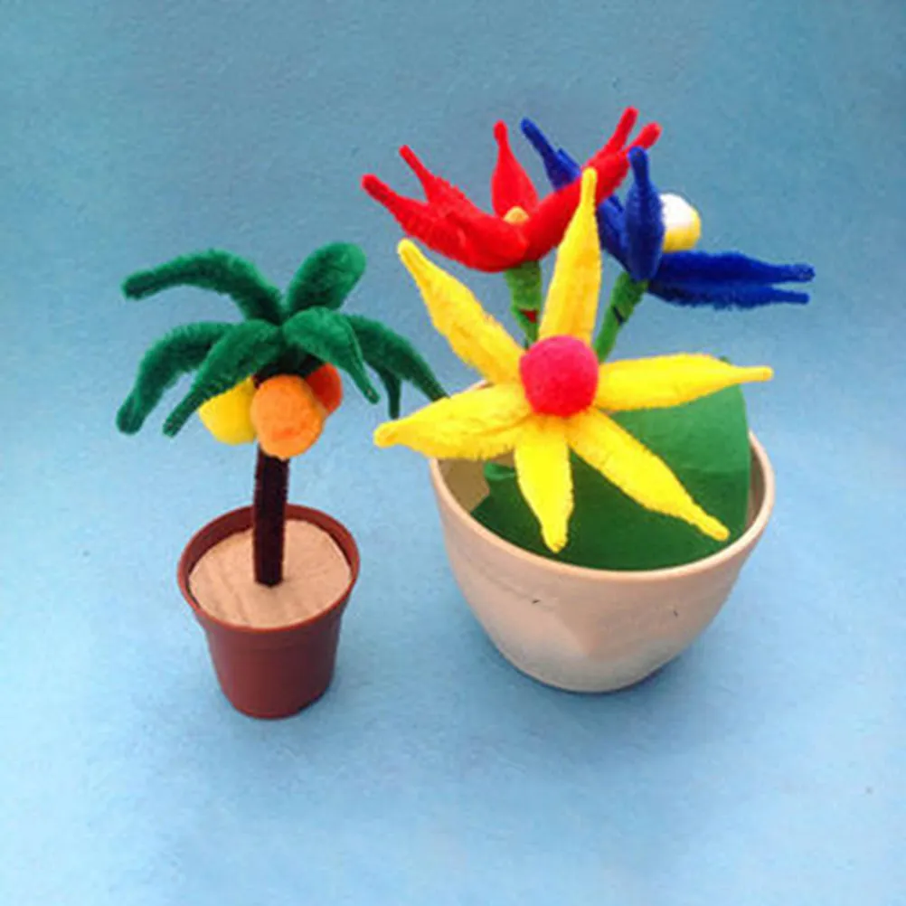 

100 шт. витых палочек с волнистым концом для детского творчества, развивающие материалы для детского сада, художественные проекты, развитие мышления