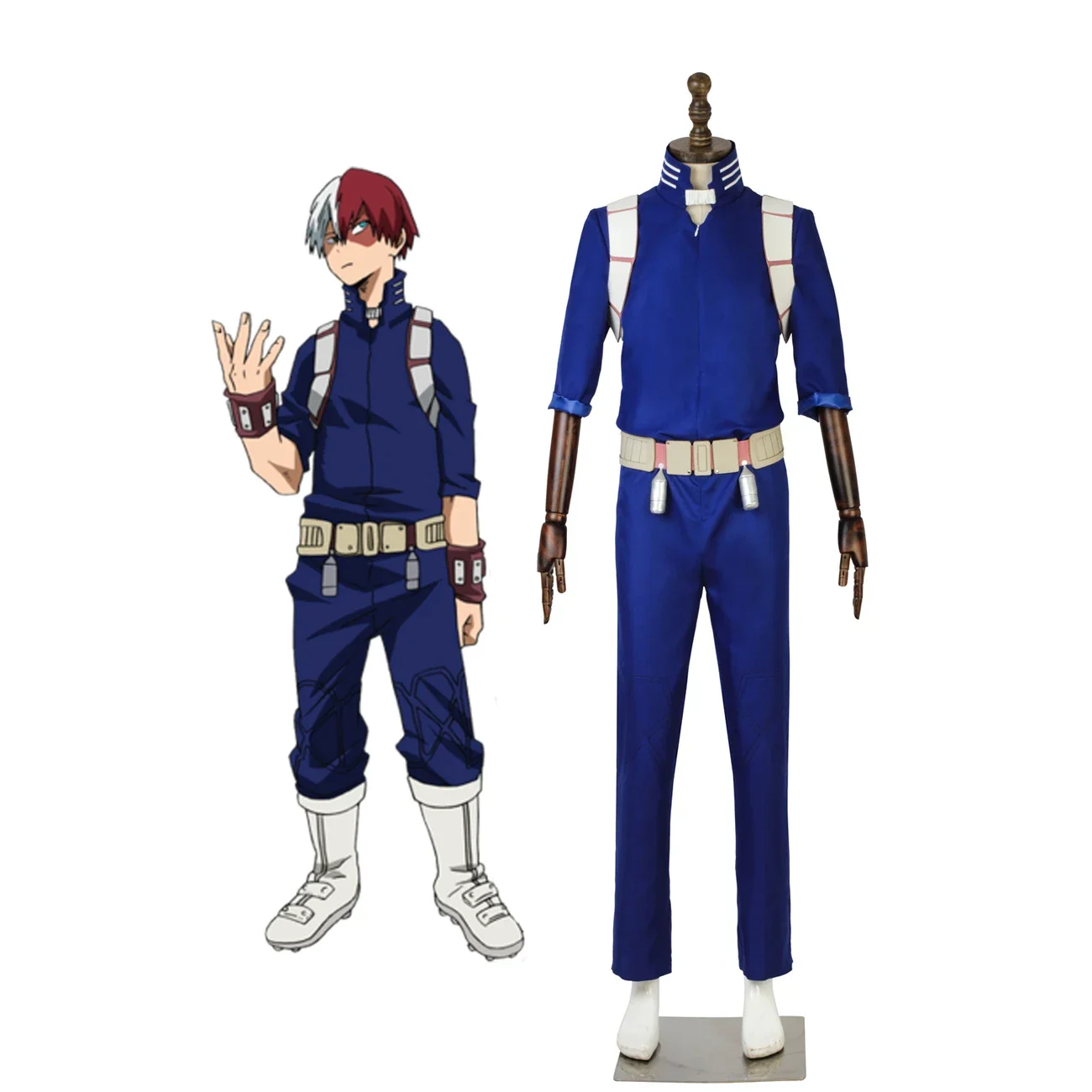 My Hero Academia 2 Shouto Todoroki Cosplay Costume Boku No Hero Academia Todoroki Shouto Cosplay Costume