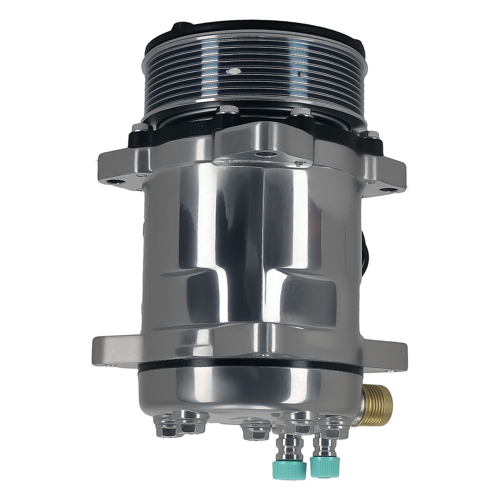 

AC Compressor W/ 8-Groove Pulley for Sanden 508 Style Serpentine Belt HC5004C New