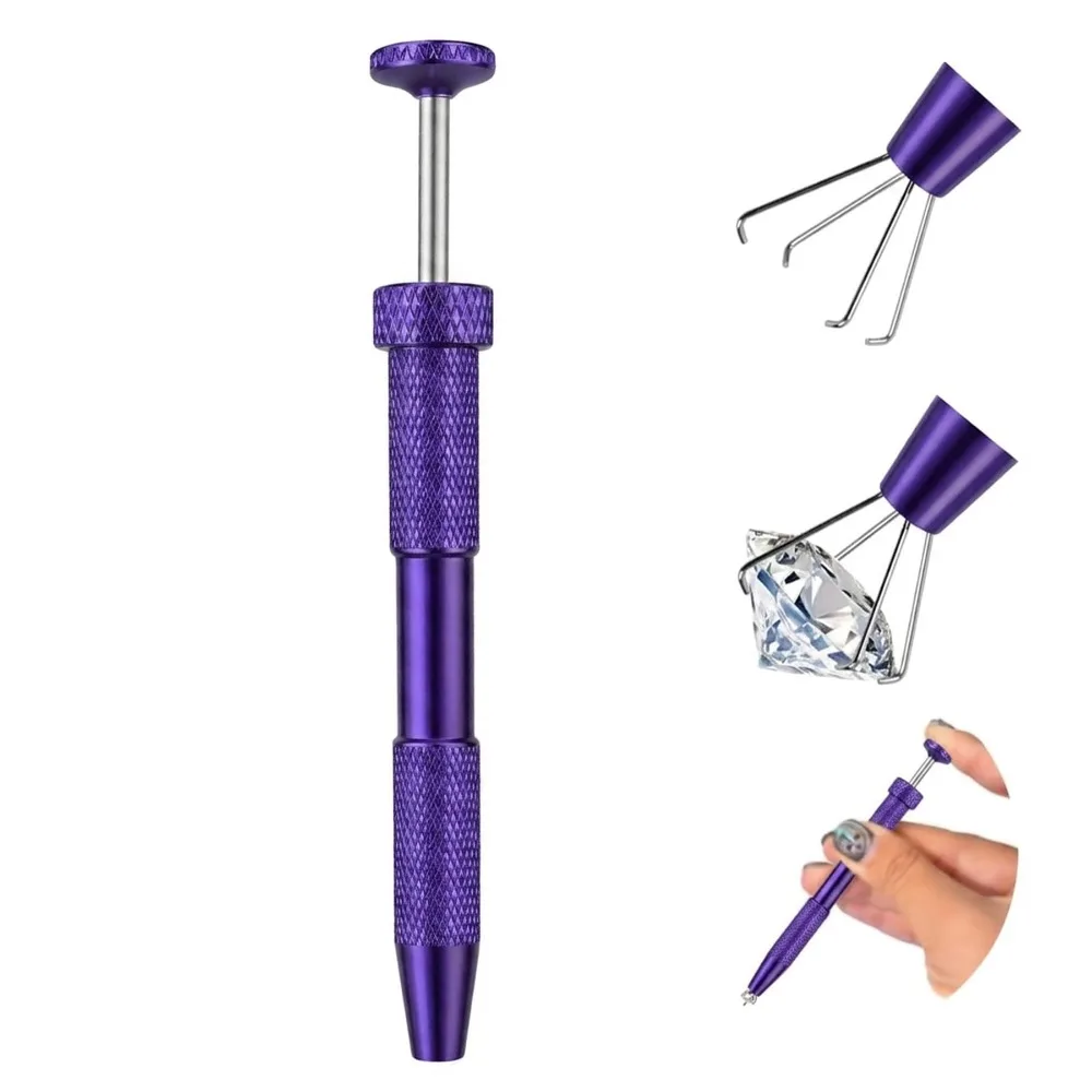 1/2pcs Stainless Steel Piercing Ball Grabbers Anti-Slip 4-Prong Multifunctional Claw Tweezers Earring Tool Precision