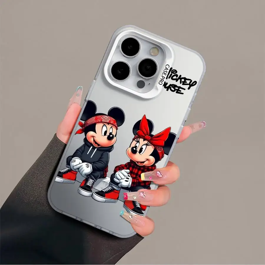 

Case for iPhone 16 16Pro 16e 15 Plus 13 12 11 13Pro 14 Pro MAX Soft Shell Disney Mickey Minnie Mouse