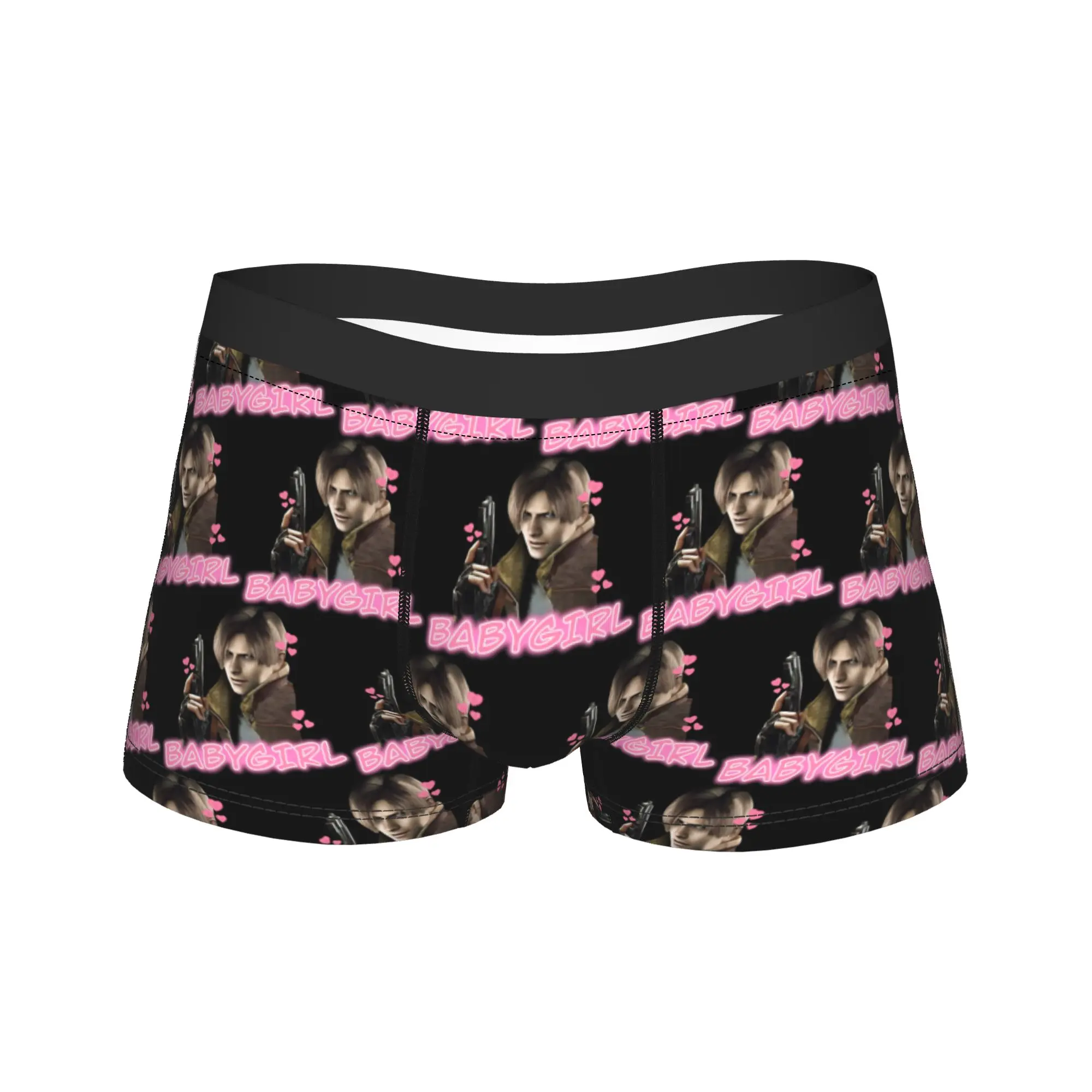

Leon Kennedys Babygirl Underwear Men Shorts Briefs Sexy Soft Trunk High Quality Design Oversize Panties