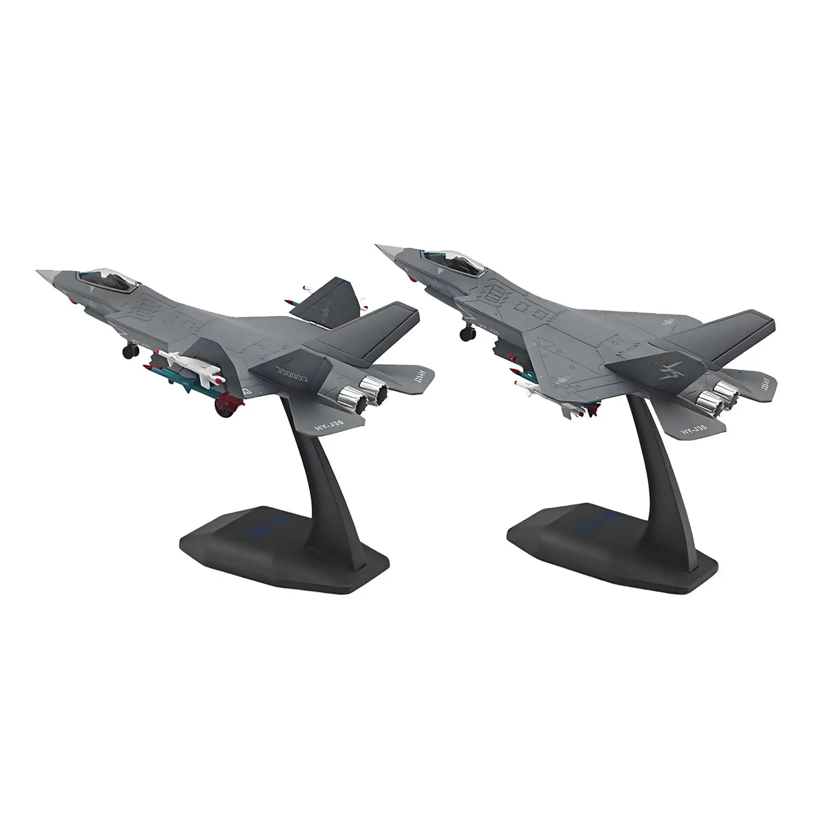 

1:100 J35 Aircraft Model Fighter Model Desktop Decor Souvenir Teaching Aids with