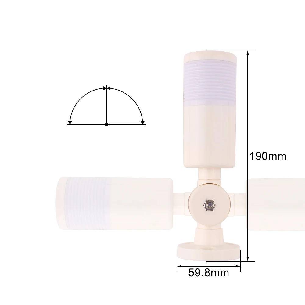 Signal lumineux à l'iode DC 12V 24V, 3 couleurs, vert, rouge, jaune, indicateur LED, alarme de sécurité clignotante, lumière constante