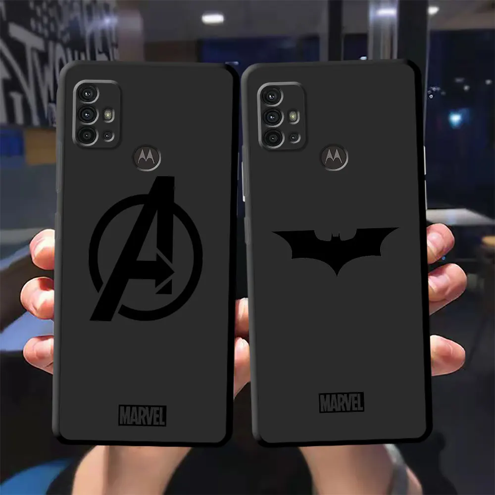 Funda para Motorola Moto G200 G51 G71 5G G22 G31 G32 G60 G52 G72 G82 G8 G9 Power Lite Iron Man Marvel Avengers Logo Hulk Cover