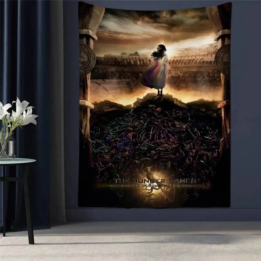 

Hunger Games Ballad Songbirds Snake Hanging Bohemian Tapestry Hanging Tarot Hippie Wall Rugs Dorm Japanese Tapestry