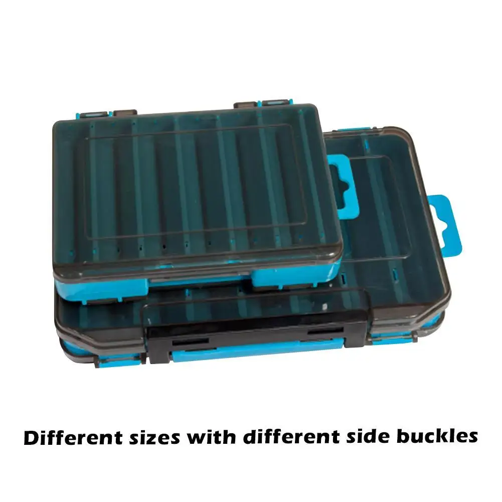 Double Sided Fishing Tackle Box Hard Lure Storage Case for Minnow Pencil Bait Hooks Fishing Accessories Organizer - view 5
