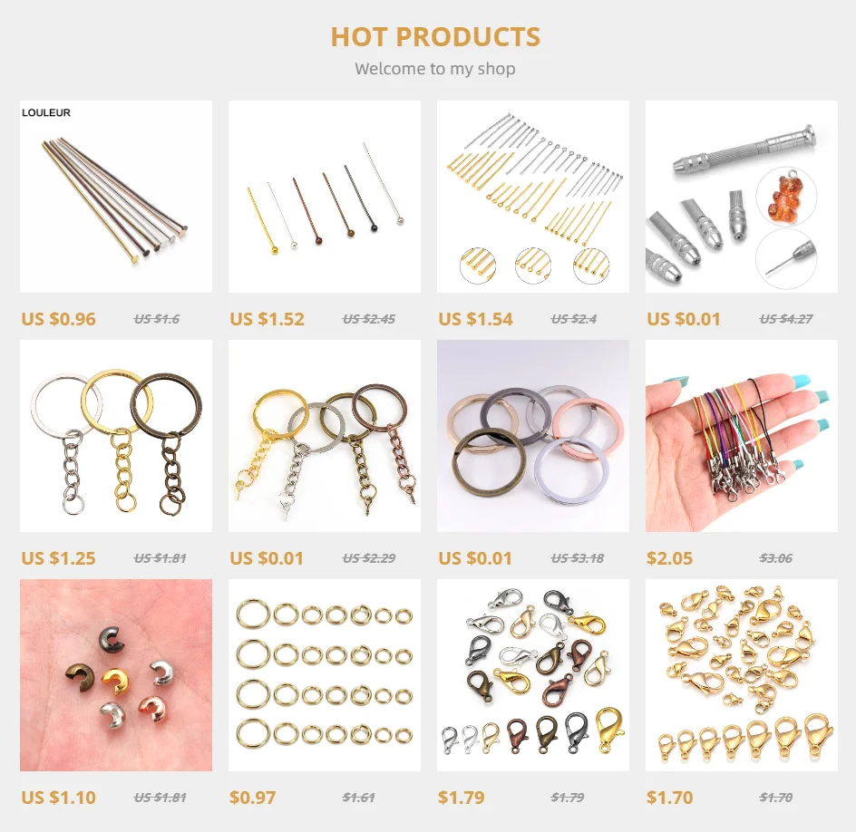 100–200 Stück kleine kleine Mini-Augennadeln, Nietstifte, Haken, Ösen, Schraubgewinde, goldfarbene Verschlüsse, Haken, Schmuckzubehör für die Herstellung von DIY – Detail 1