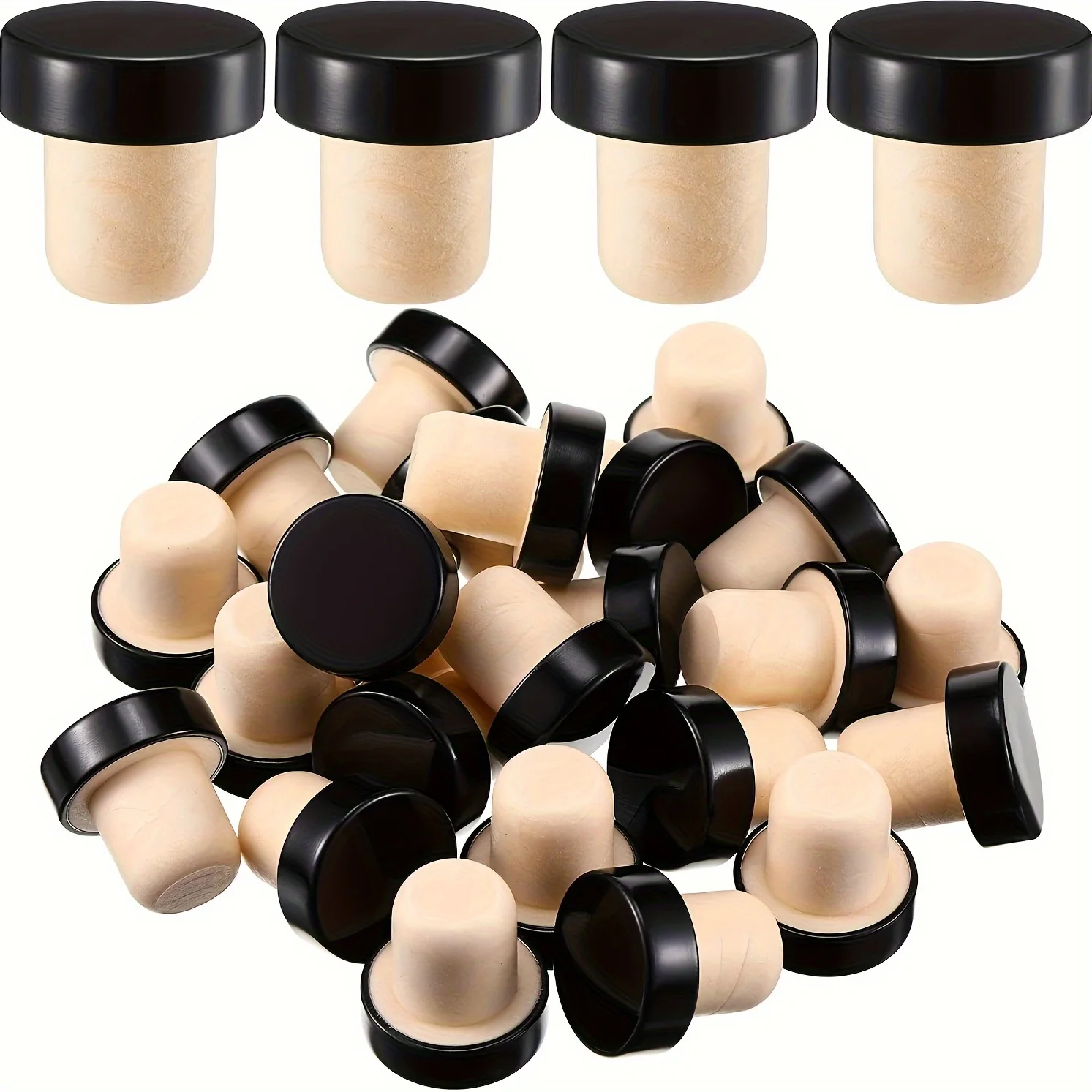 5pcs T-shaped Wine Corks Wine Stoppers Bottle Stoppers Reusable Wine Bottle Stopper Sealing Plug Bottle Cap For Wine Beer Bottle