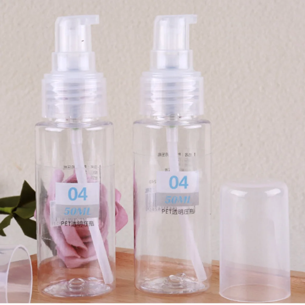

3pcs 50Ml Travel Bottles Refillable Leak-Proof Squeezing Containers For Shampoo Lotion Face Wash Organizer Suitable