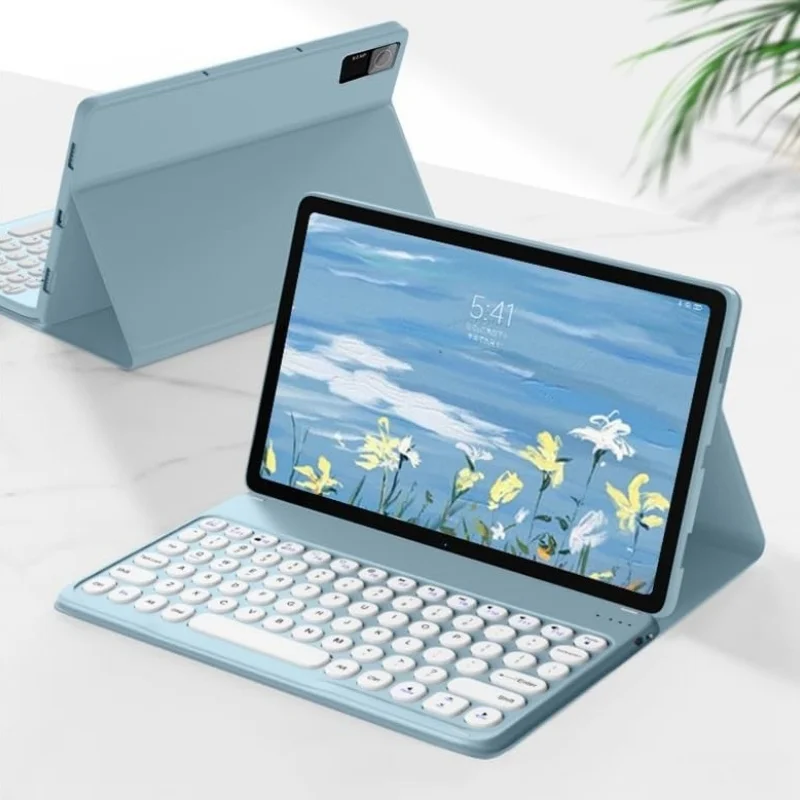 

Чехол Teclado для Xiaomi Pad 7, 11,2 дюйма, магнитная беспроводная клавиатура с трекпадом для Xiaomi Pad 7 Pro, 11,2-дюймовый чехол с клавиатурой для планшета