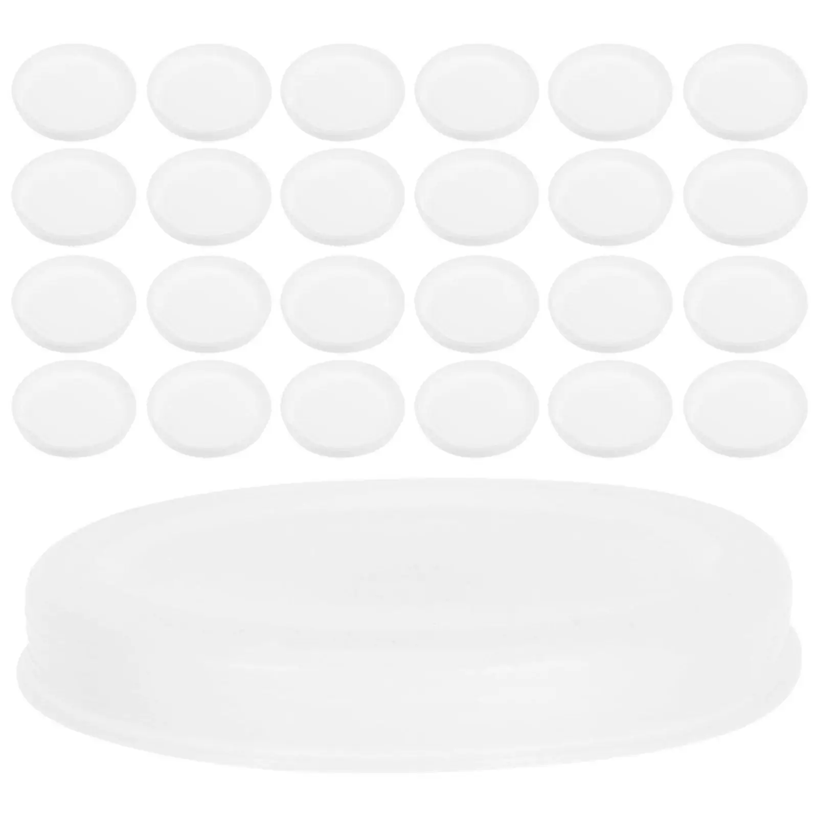 

30 шт. белых пластиковых заглушек для картонных цилиндрических тубусов, 3-дюймовых тубусов для плакатов, карт и чертежей, многоразовые, с герметичным уплотнением