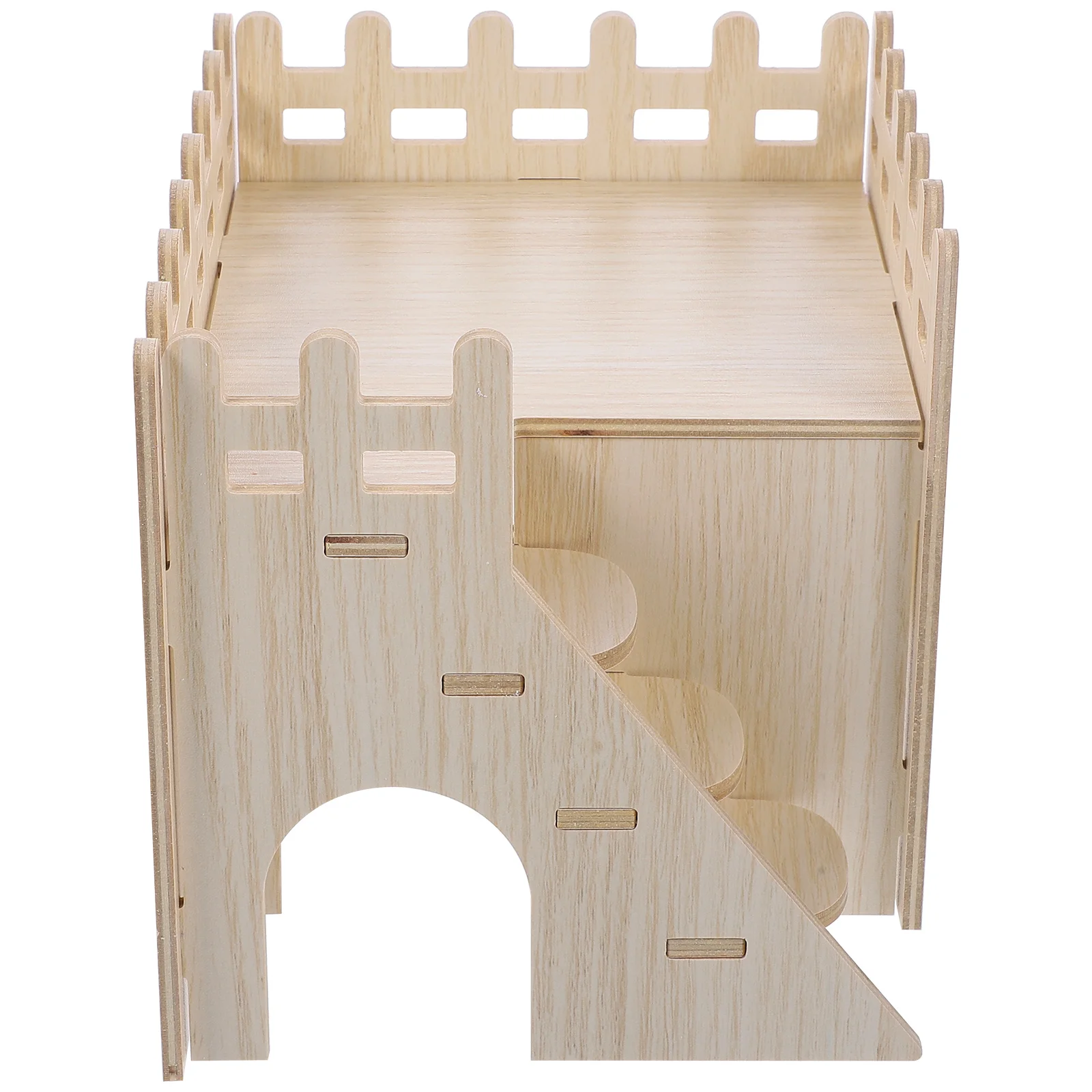 Cavia Maze Pet mouse Hut delicata casa per criceti rifugio per piccoli animali ratto in legno resistente all\'usura