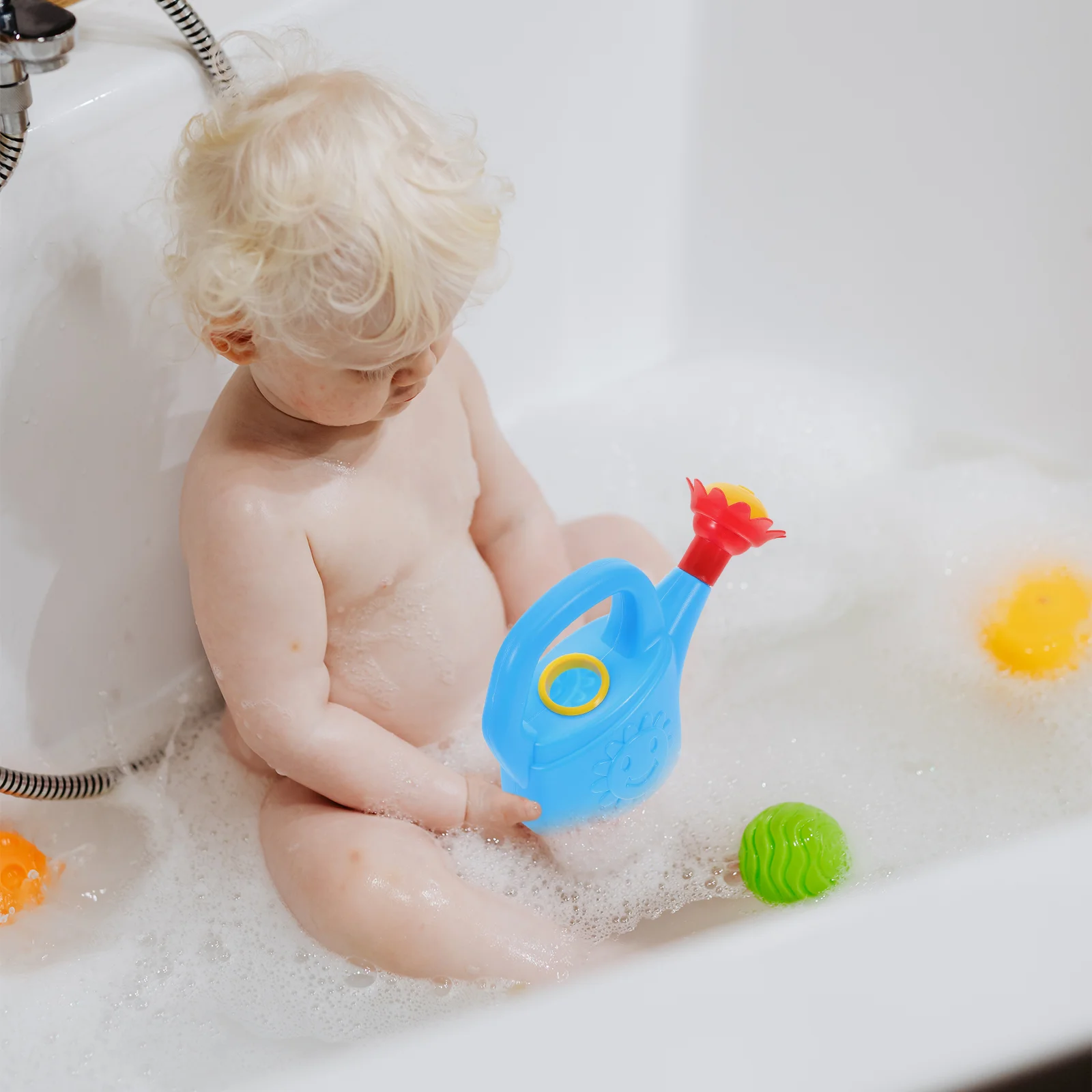 Penyiram Taman Mainan Mandi Anak Plastik Penyemprot Mandi Bayi Menyenangkan Mainan Mandi Balita Ketel Penyiraman Anak Lucu untuk Dalam Ruangan