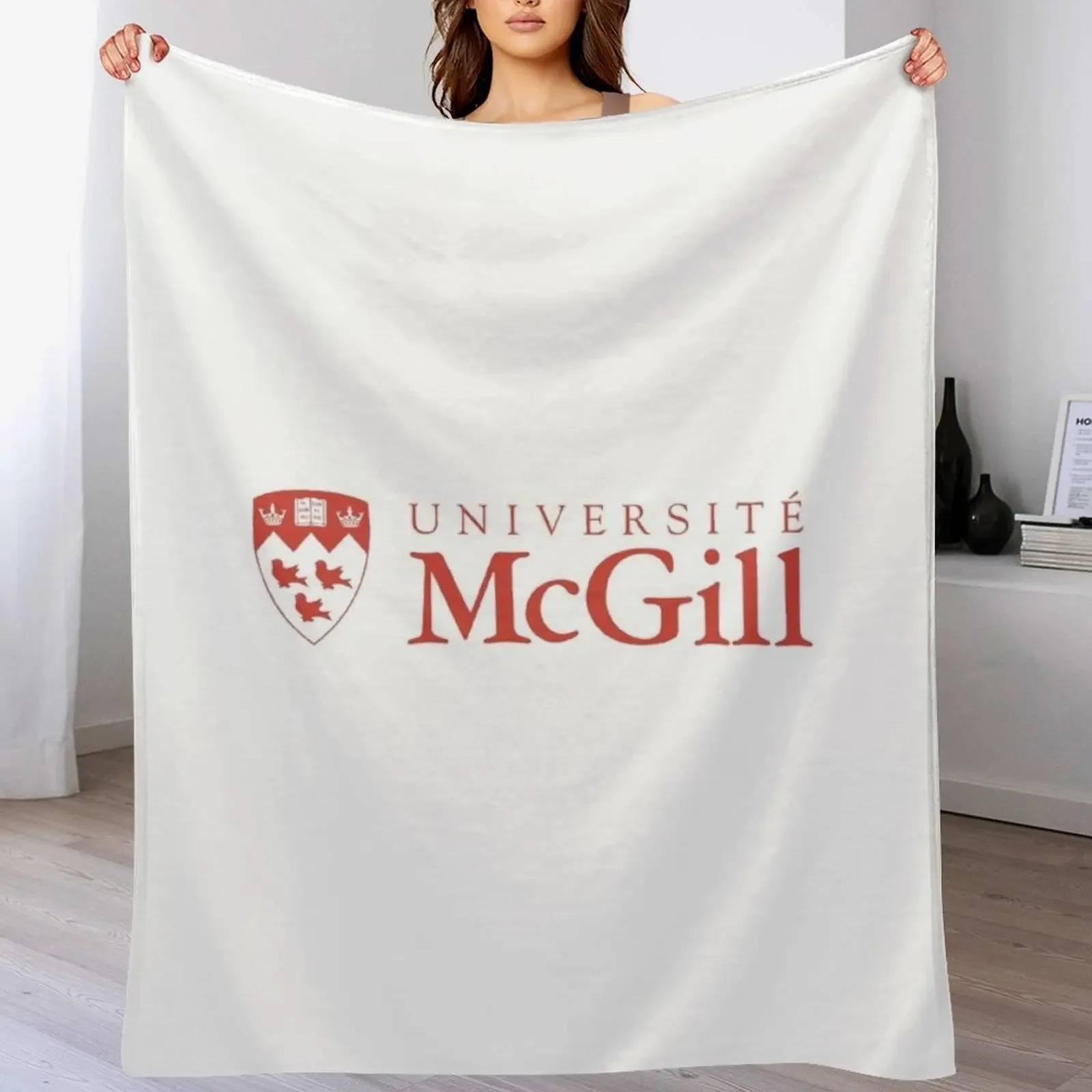 

Mcgill university Throw Blanket Cozy Microfiber Throw Blanket for Home Bedroom