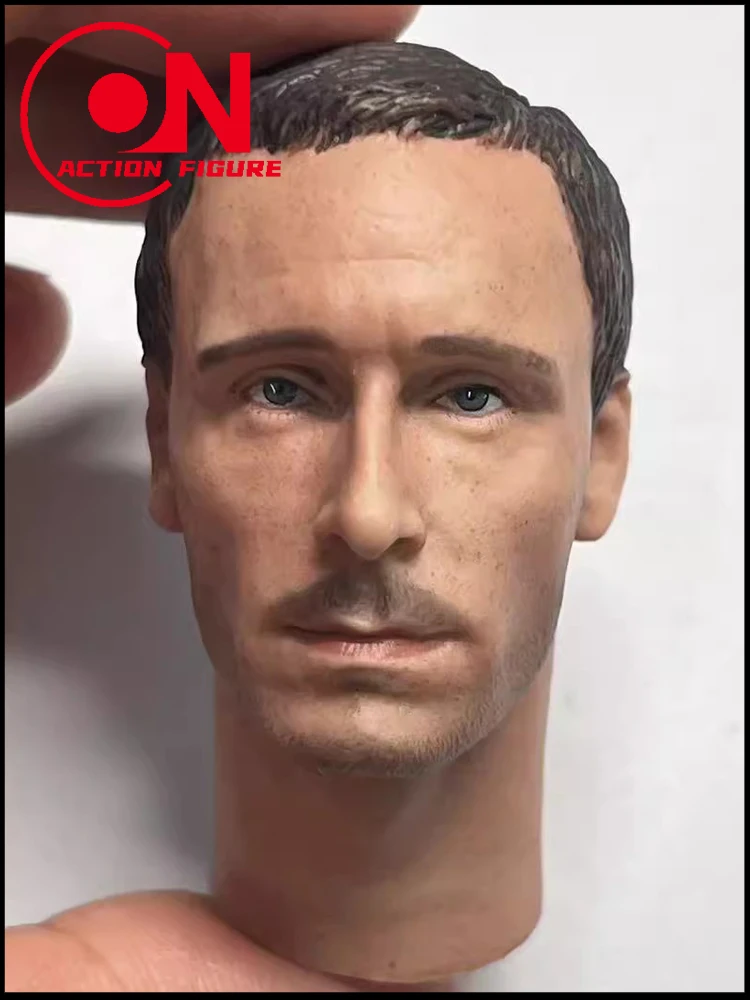 In Stock 1/6 Scale Michael Fassbender Head Sculpt Carving Model for 12