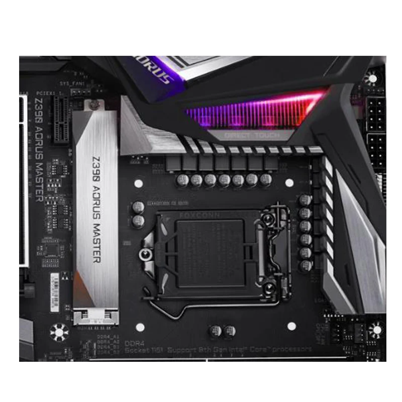 Б/у материнская плата LGA 1151 для Intel Z390 Z390 AORUS MASTER компьютера USB3.0 SATA3 DDR4 64 ГБ, десктопная материнская плата