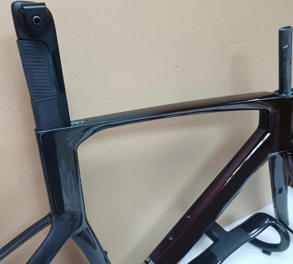 FIL Carbon Frame for Road Bike, Bicycle Disc Brake, Coffee Color