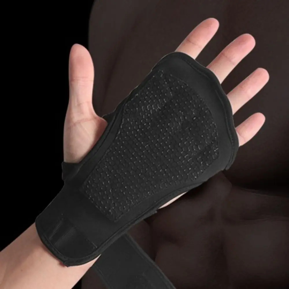 Thicken Weight Lifting Gloves Non-slip Adjustable Half Finger Workout Gloves Wear-resistant Durable Fitness Exercise Gloves