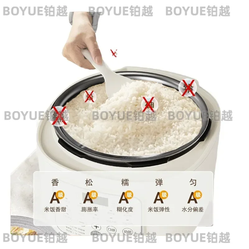 Smart Electric Pressure Cooker Pure Titanium Liner Multi Function Rice Soup Maker Household Kitchen Appliance with Timer