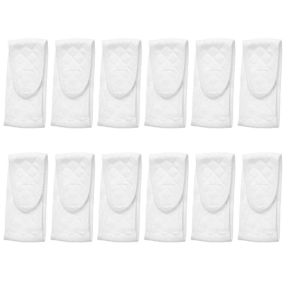 

12 шт. хлопковых бандажей для пупка новорожденных, регулируемые, для ночного использования, предотвращают застывание, для младенцев и малышей, комфортные