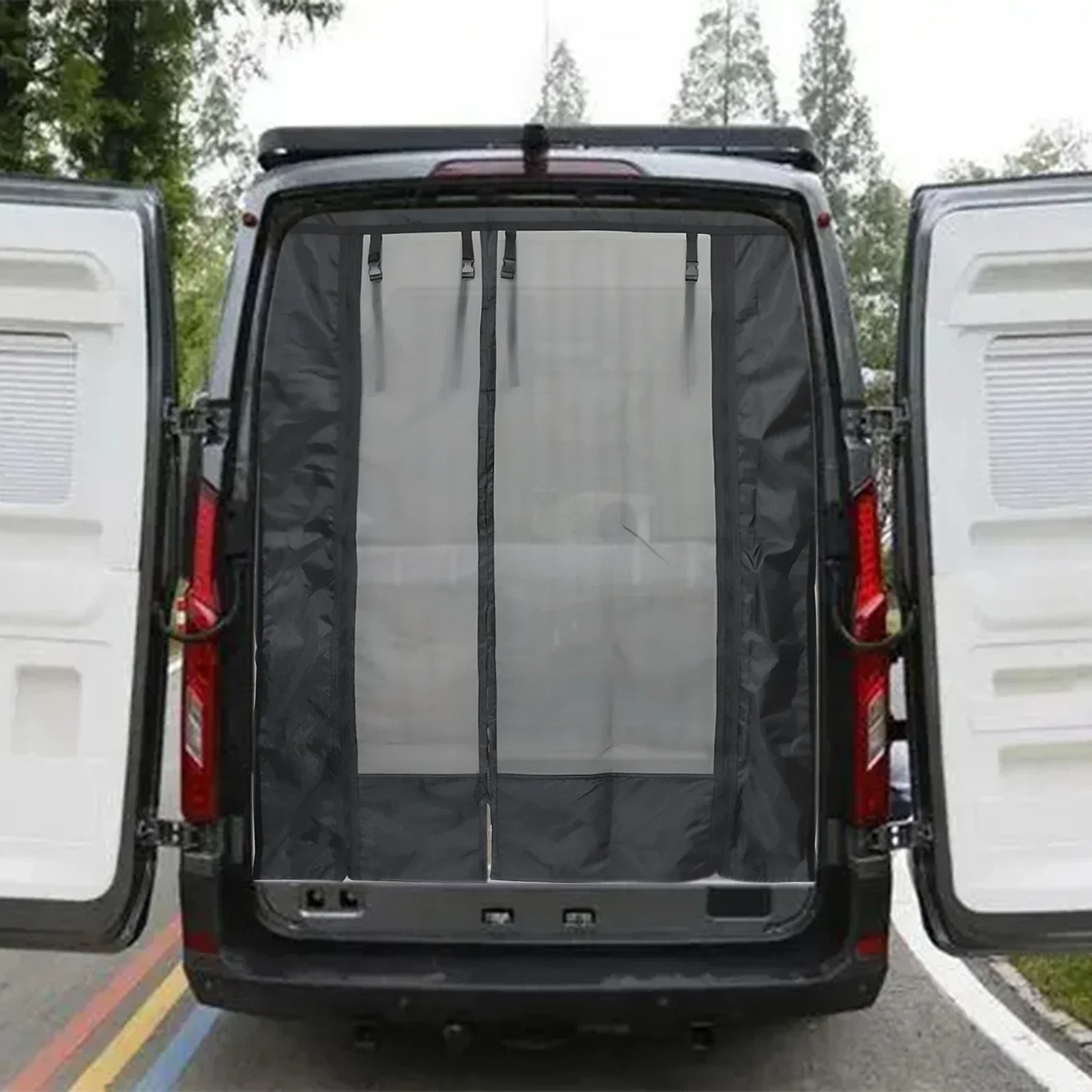 

1pcs Car Sliding Doors Trunks Magnetic Insection Mosquito Fly Screen Net Camper Automotive Interior Anti-Mosquito Curtains