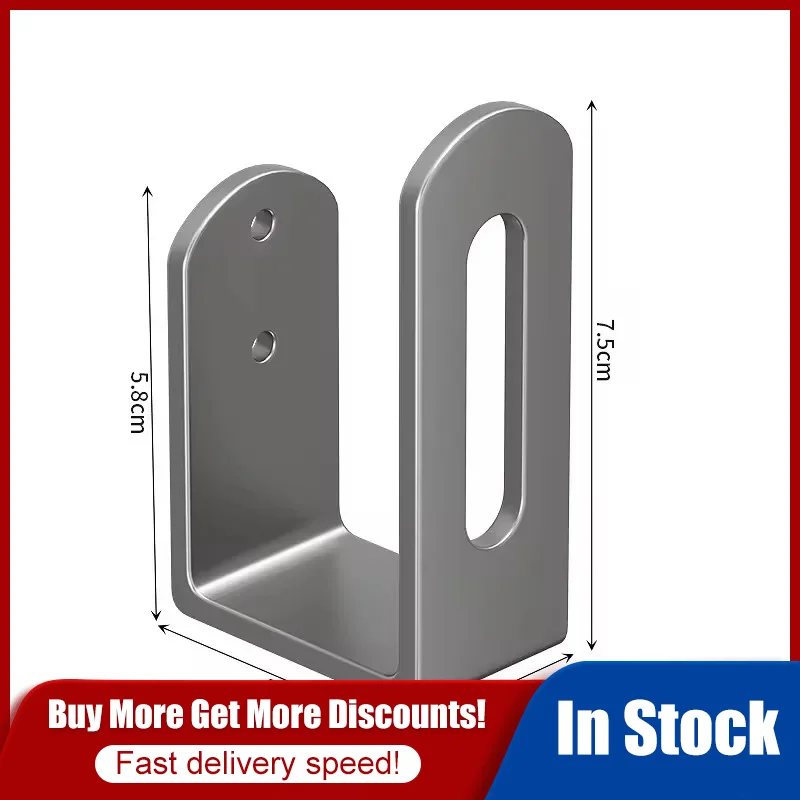 2/4/6/8Pcs Pot Lid Rack Pot Cover Cutting Board Holder Sponge Storage Shelf Kitchen Bathroom Wall Mounted Organizer Rack