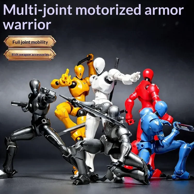 New Mech style action doll sci-fi costume model cyberpunk mechanical and electrical desktop decoration enthusiasts collect toys