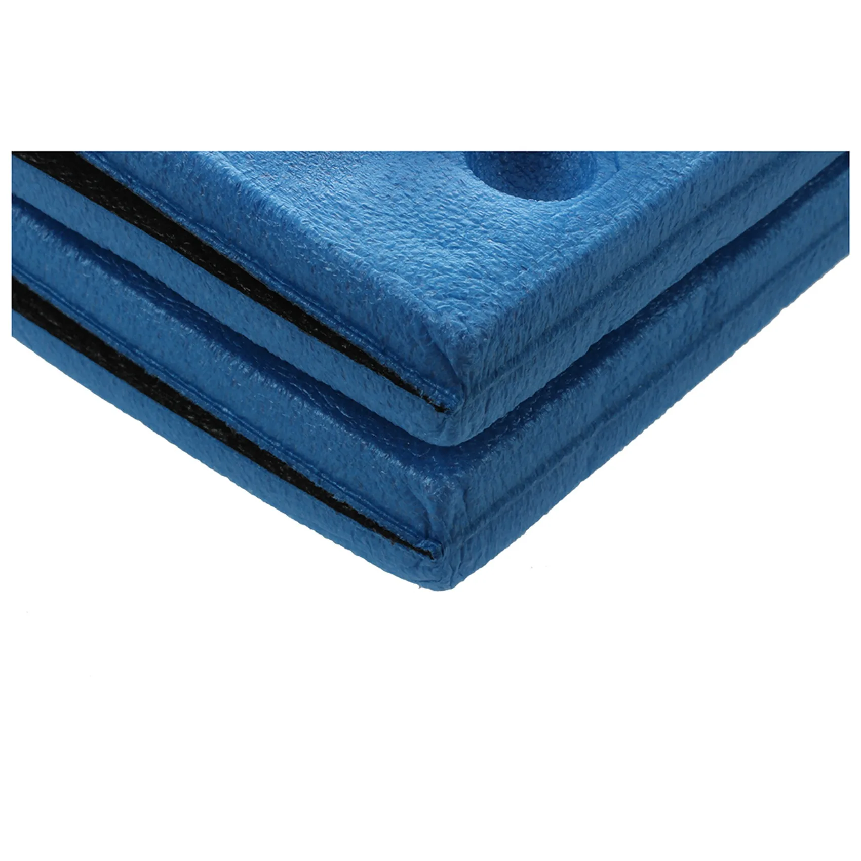 AB51 3X Cuscino per sedia pieghevole personalizzato in schiuma impermeabile (blu)