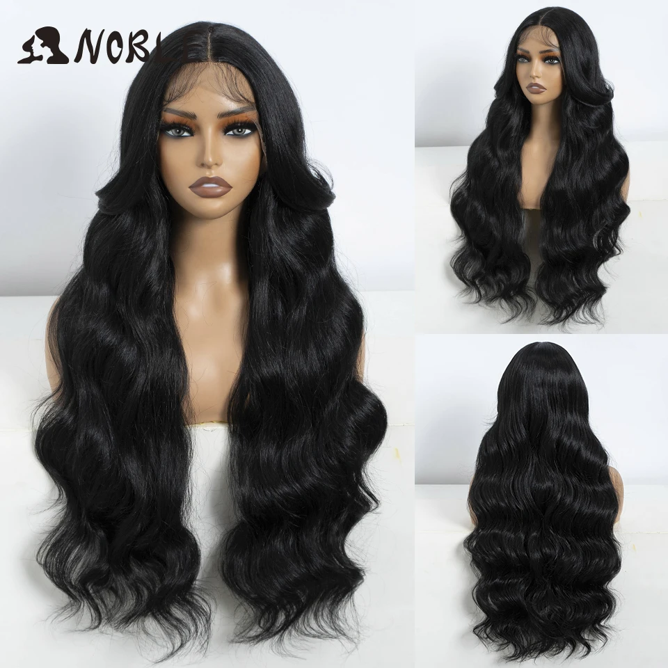 Noble Synthetic lace Wig Body Wave Lace Front Wigs For Women 30