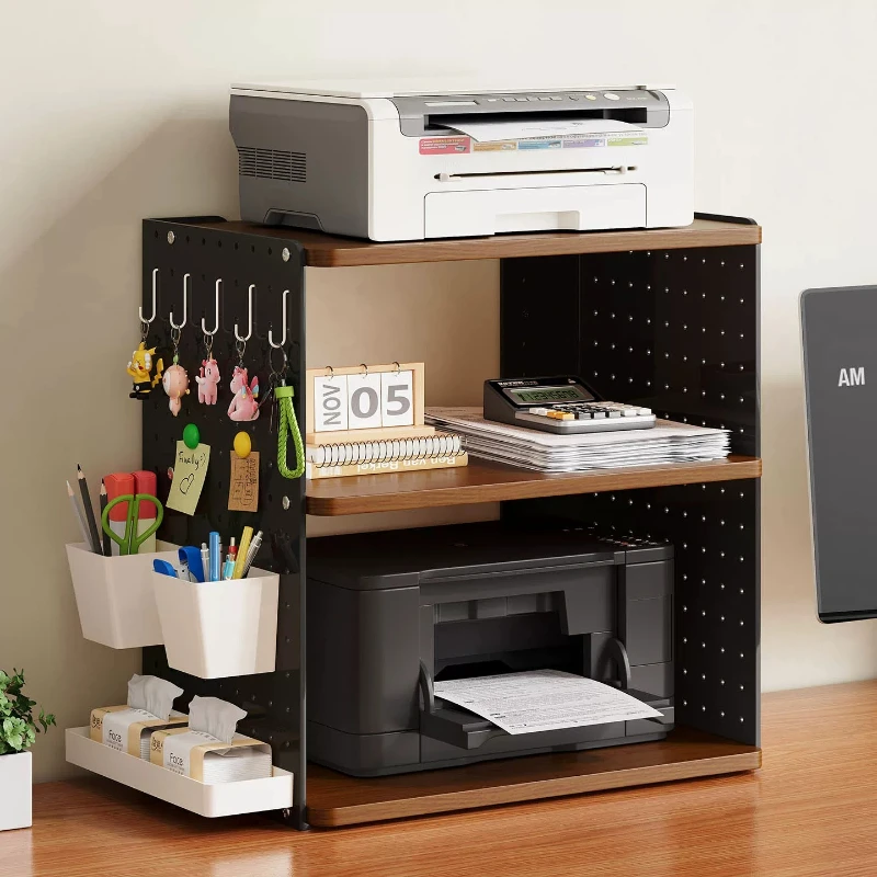 Room-specific Pegboard Office Storage Stationery Shelving Photo Room Stuff Desk Storage File Gadgets Repisas Home Accessories