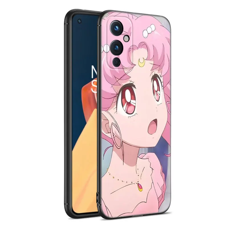 Anime Sailor Moon Phone Case For OnePlus 9 10 ACE 2V Pro 9RT 10T 10R 11R Nord CE 2 3 Lite N10 N20 N30 5G Black Silicone Cover