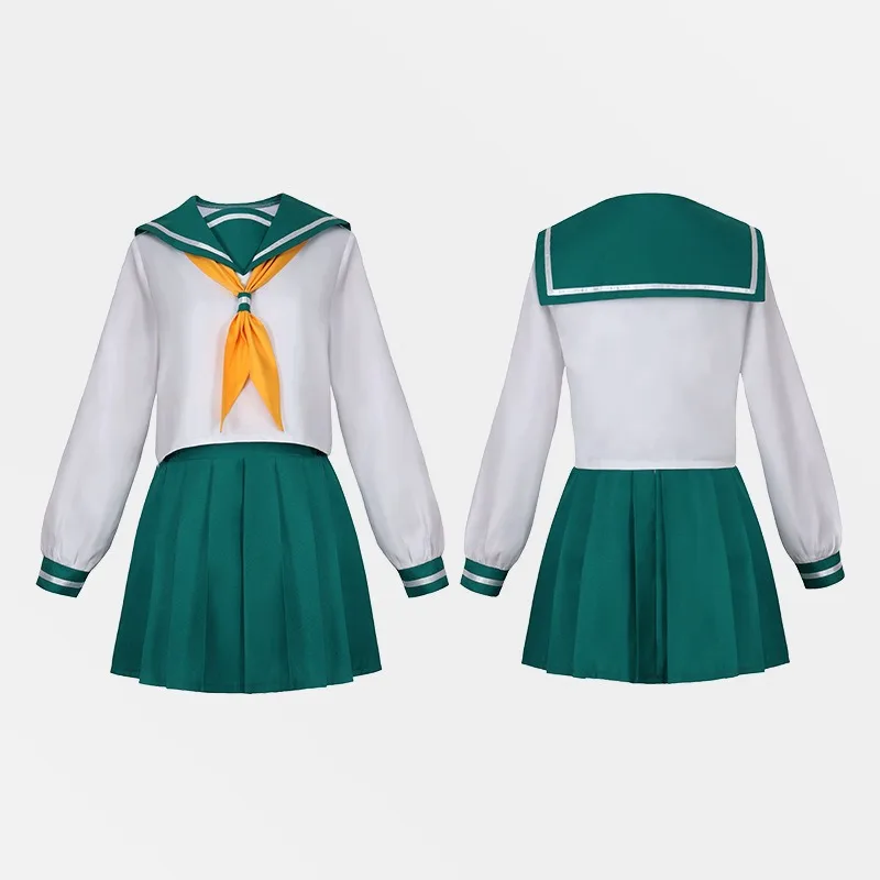 

Halloween Carnival Party Roleplay Outfit Anime Hiiragi Utena Cosplay Costume School Jk Uniform Sailor Suit Wig Prop for Women