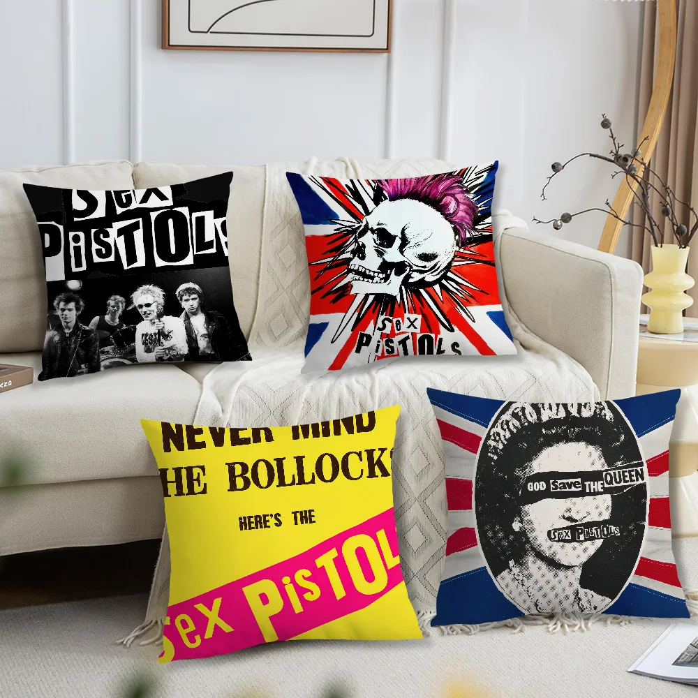 Rock band s-sex p-pistols fronha sala de estar sofá capa de almofada adequada para casa quarto decoração