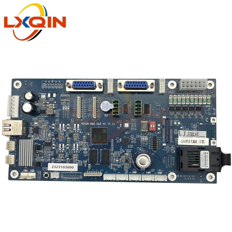 LXQIN 4 heads Hoson Board Kit for Epson i3200 Print head board kit for water based/Eco solvent printer Nerwork version