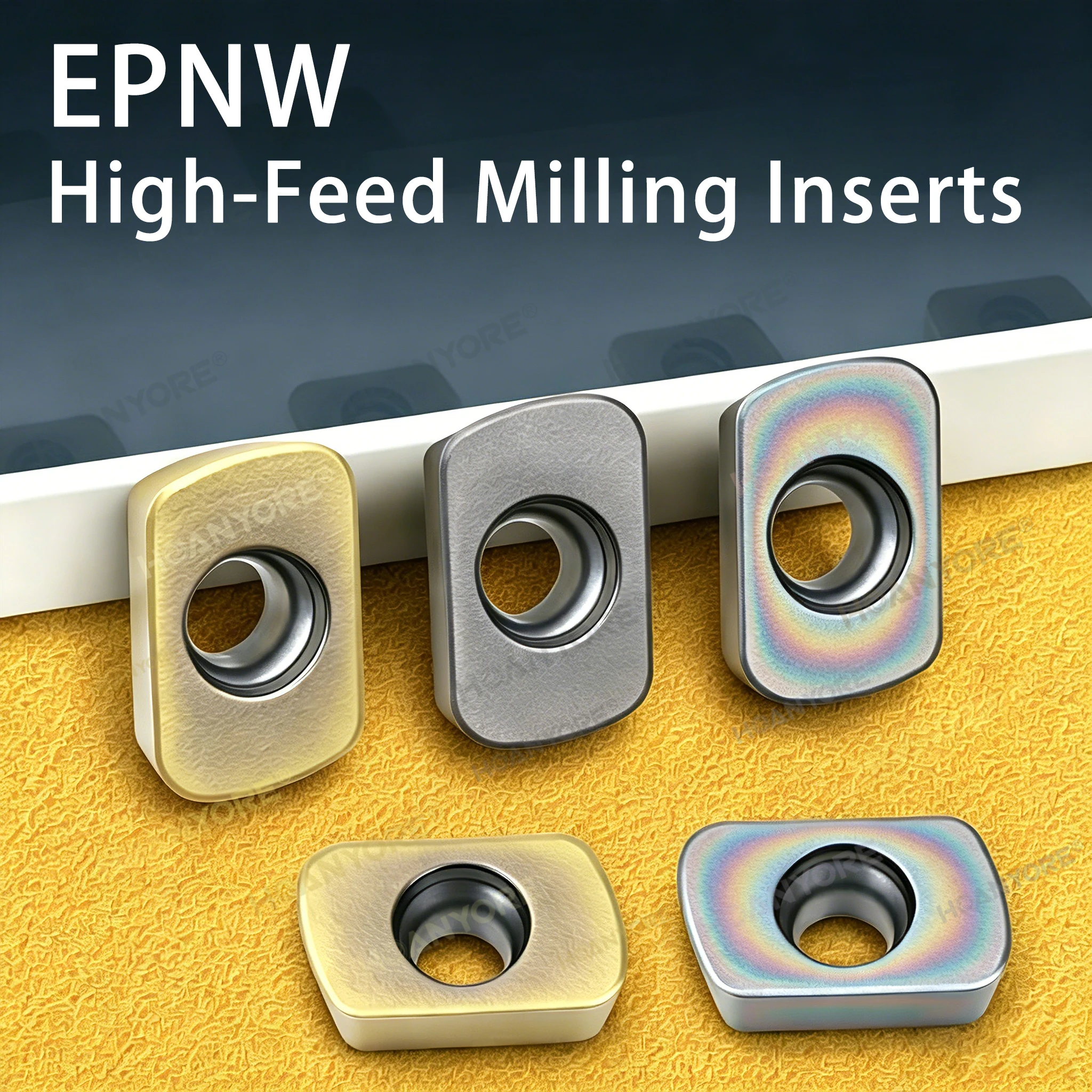 R2 Insert for EPNW0603TN Roughing Insert, ASR Shank, Indexable Insert for CNC Milling Multiple Sizes Free Shipping