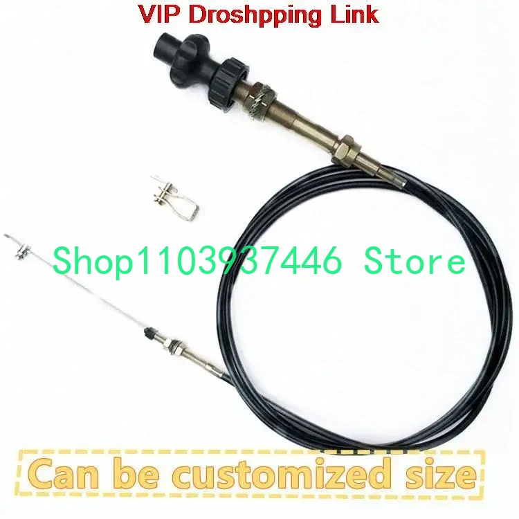 

Construction machinery rotary self-locking manual throttle cable controller excavator retrofitted with micro-control straight