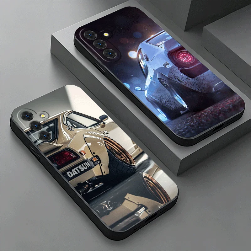 Soft Phone Case For Samsung A17 A37 A57 A16 A36 A56 A15 A35 A55 JDM Sport Car 350Z 370Z A14 A34 A54 A13 A33 A53 A27 A26 A25 A24