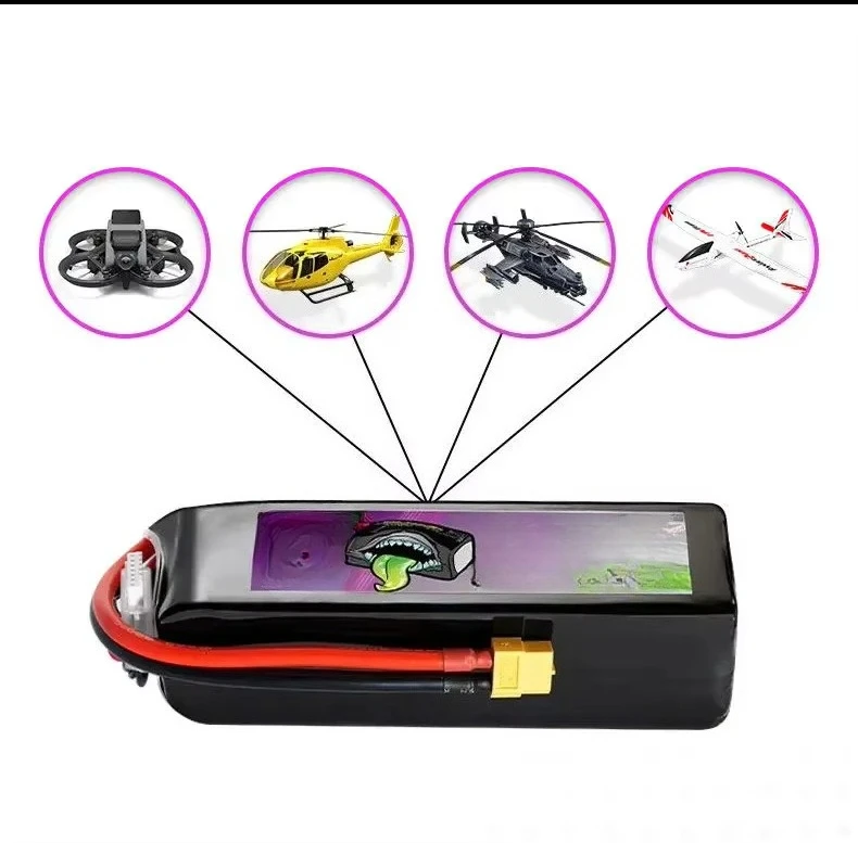 Ovonic Rebel 110C 6S 8S 5300mah 6000mah 8000mAh with XT90 Plug Lipo Battery for RC Fixed-Wing RC FPV Airplane Competition RC Car