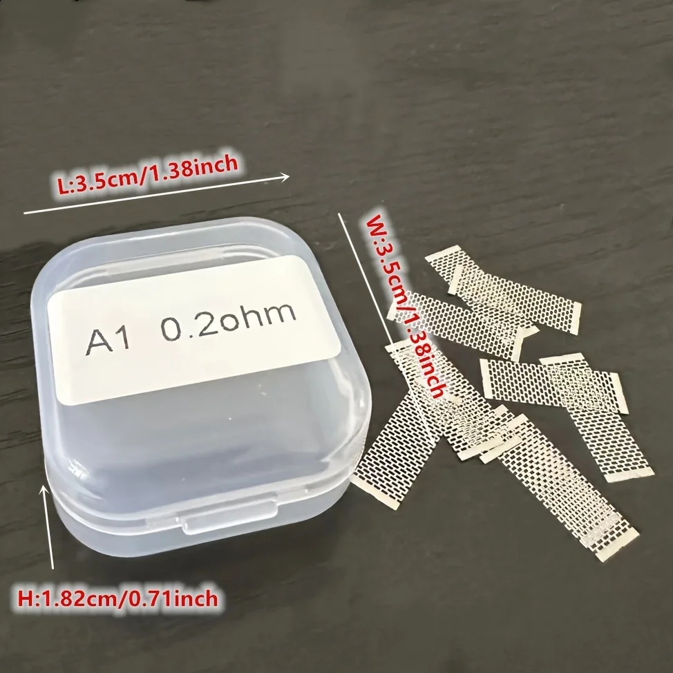 10 قطعة/صندوق ، ملف شبكي Nichrome Ni80 0.17ohm & Kan/thal A1 0.2ohm سلك المقاومة لتقوم بها بنفسك لفائف التدفئة مناسبة لشبكة Zeus X/Kylin