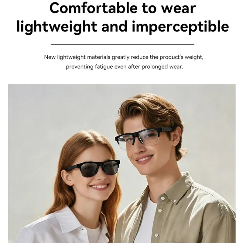 AI Smart Glasses Touch‑Control Music Bluetooth Call Voice Assistant Touch Control Fashion Translator Voice Assistant Sunglasses image 5