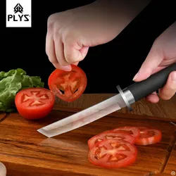 PLYS meat cutting knife, portable high hardness fruit knife, home camping straight knife multi-purpose knife