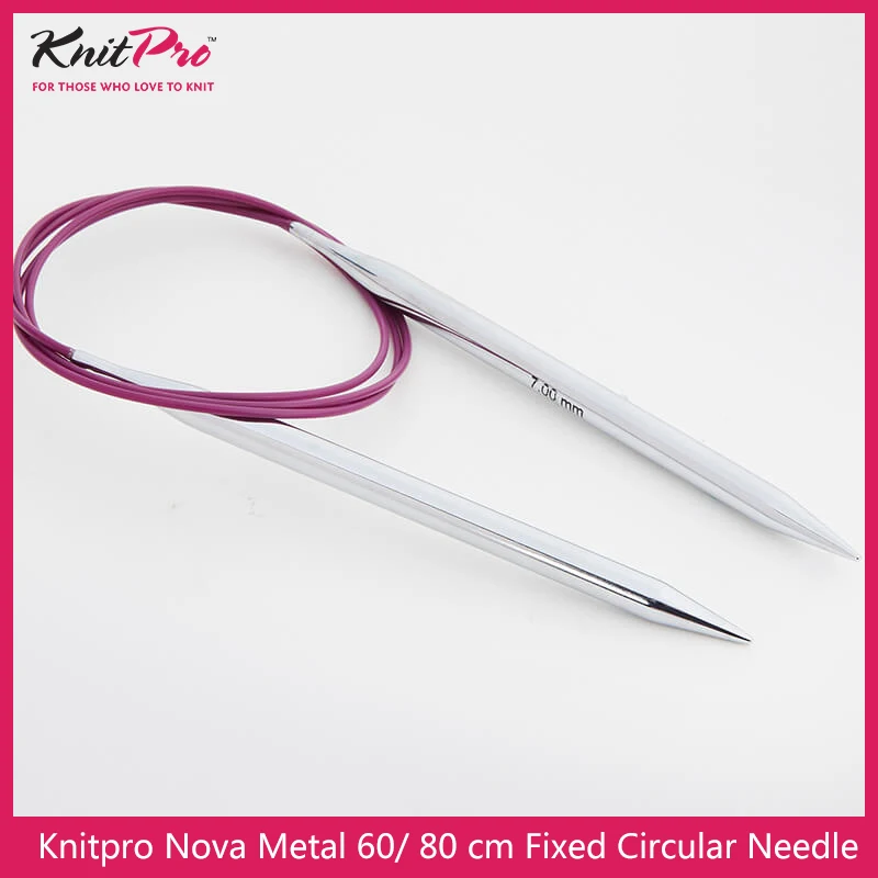Knitpro Nova Metal 60cm/80 cm Fixed Circular Needle