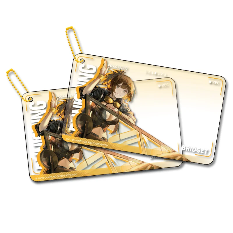 Game GRAY RAVEN PUNISHING Official Bridget Ardeo Acrylic Photo Card Keychain Display Anime Cosplay Props Cute Gift